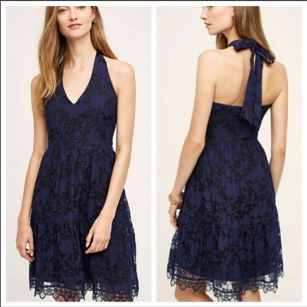 Anthropologie NWT HD in Paris Celeste Lace dress
